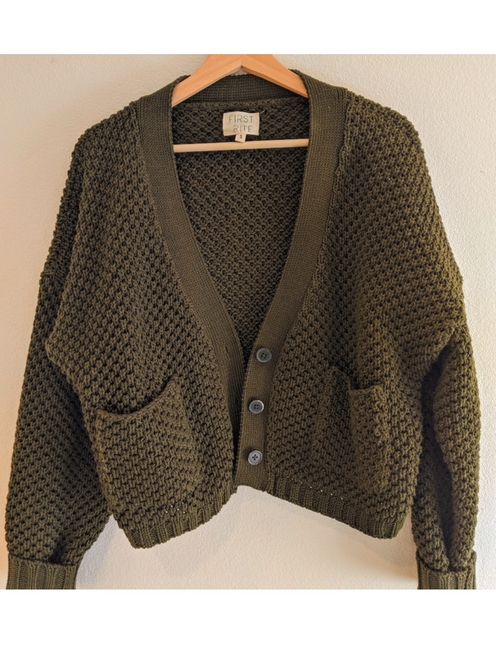 First Rite - Pima Cotton Cardigan - Picture 5 of 5